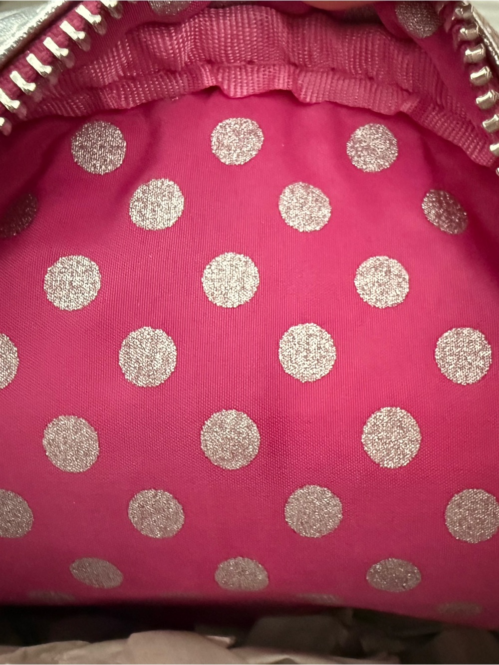 NWT Disney Parks Sequin Loungefly Mini Backpack - Hot Pink - Picture 6 of 6